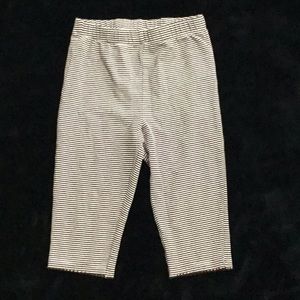 Striped Capri leggings